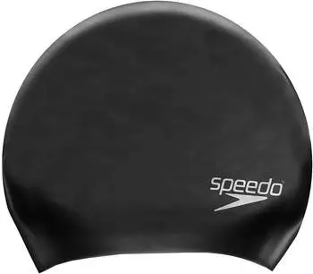 Speedo Long Hair Swimming Cap (8-061680001) black Speedo Long Hair Swimming Cap (8-061680001) black