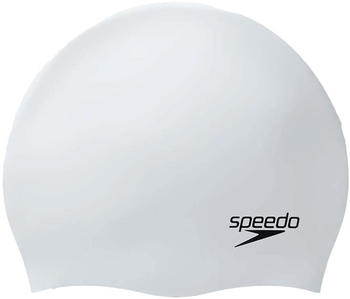 Speedo Plain Moulded Swimming Cap (8-7098414572) transparent
