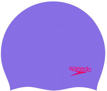 Speedo Plain Moulded Swimming Cap (8-70990D438) blue