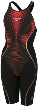 Speedo Fastskin Lzr Pure Intent Open Back Kneeskin Swimsuit Women (8-11974F778) black