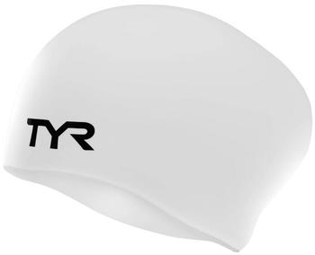 Tyr Wrinkle-free Swimming Cap Unisex (LCSL-100) white