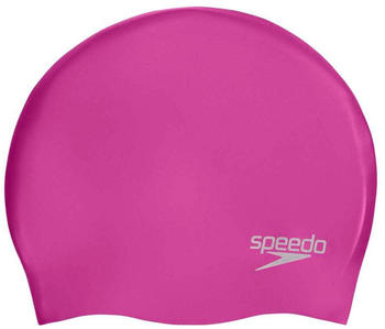 Speedo Plain Moulded Swimming Cap (8-70990A657) pink