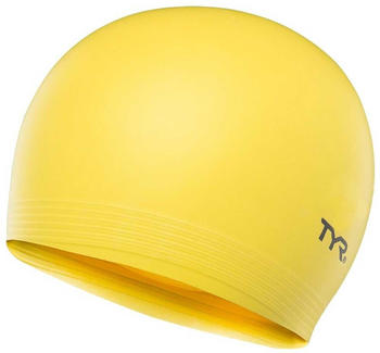 Tyr Solid Latex Swimming Cap Unisex (LCL-720) yellow