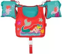 Bestway 9101I, Bestway Schwimmhilfe Little Mermaid mit Textilbezug, 3-6 Jahre (19 -