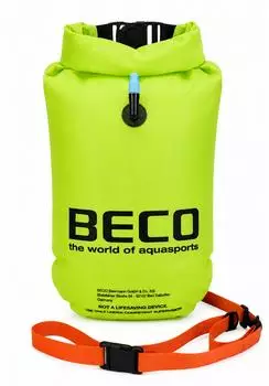 Beco BEactive Floating Buoy aufblasbare Schwimmboje & Drybag, neongrün (8754)