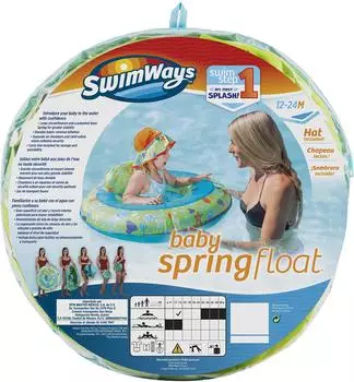 Swimways Spring Float Baby Schwimmring aufblasbar 9-24 Monate (6039933)