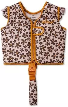 Swim Essentials Schwimmweste "Wild Flower" orange, 15–18kg (2025SE131)