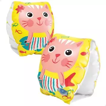 Intex Happy Cats Schwimmflügel, gelb (56665EU)