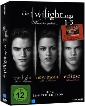 Die Twilight Saga 1-3: Twilight/New Moon/Eclipse (Limited Edition) (3 DVDs)