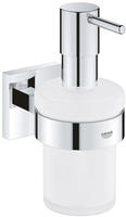 GROHE Start Cube Seifenspender mit Halter, Accessoires, 41098000, chrom