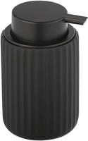 WENKO Seifenspender Mod. Belluno Schwarz Keramik Pumpspender 24804100