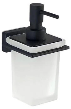 Gedy Atena Dosatore di sapone Nero Opaco