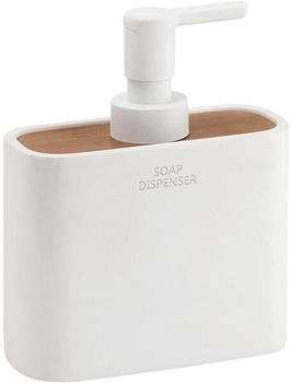 Gedy 138002 Dosatore di Sapone Resina Bianco 5.6 X 12.8 X 15.7