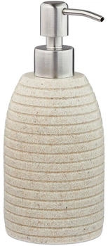 Relaxdays Dispenser di Sapone Manuale 300ml Portasapone Ricaricabile Accessorio Bagno & Cucina Poliresina Beige Acciaio Inox 1 pz Relaxdays Dispenser di Sapone Manuale 300ml Portasapone Ricaricabile Accessorio Bagno & Cucina Poliresina Beige Acciaio Inox 1 pz