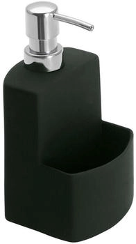 Wenko Dispenser per detersivo True Colours Festival nero - soft touch Capacità: Ceramica in finitura soft touch 10 x 18 x 10 cm Nero