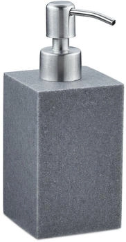 Relaxdays Dispenser di Sapone 300ml Portasapone Ricaricabile Manuale Accessorio Bagno & Cucina Rettangolare Grigio Poliresina 1 pz Relaxdays Dispenser di Sapone 300ml Portasapone Ricaricabile Manuale Accessorio Bagno & Cucina Rettangolare Grigio Poliresina 1 pz