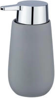 WENKO Seifenspender Mod. Badi Grau hochwertige Keramik, F&uuml;llmenge 320 ml 23648100