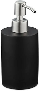 Relaxdays Dispenser di Sapone Manuale 180ml Portasapone Ricaricabile Accessorio Bagno e Cucina Poliresina Nero Relaxdays Dispenser di Sapone Manuale 180ml Portasapone Ricaricabile Accessorio Bagno e Cucina Poliresina Nero