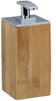 Relaxdays Portasapone Liquido bambù Ricaricabile HxLxP: 17 x 7 x 7 cm Dosatore Lozioni 225 ml Legno Naturale Relaxdays Portasapone Liquido bambù Ricaricabile HxLxP: 17 x 7 x 7 cm Dosatore Lozioni 225 ml Legno Naturale