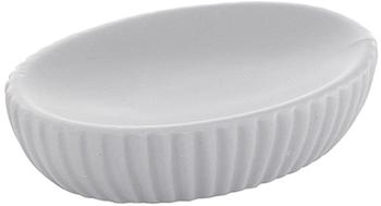 Gedy Marika Portasapone Ceramica Grigio 8,3 x 12 x 3
