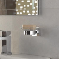 GROHE Start Cube Seifenschale mit Halter, Accessoires, 41096000, chrom