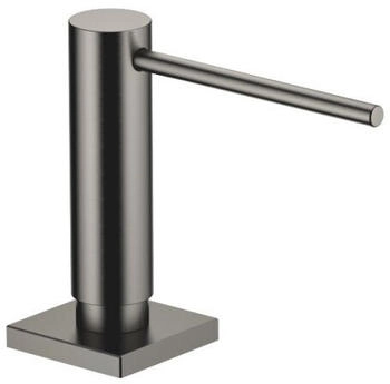 Dornbracht Einbau-Spülmittelspender mit Rosette eckig, Ausladung 109mm dark platinum gebürstet 82439970-99