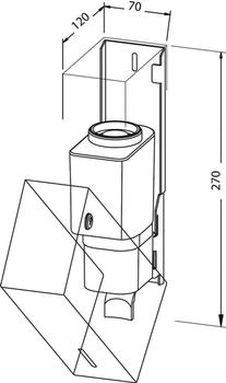Wagner-Ewar A-Line Seifenspender, 731303, WP101-1