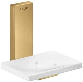 Axor Universal Rectangular Seifenschale, brushed gold-optic 42605250