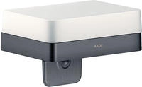 hansgrohe Axor Lotionspender 42819340 mit Ablage, Glas, brushed black chrome