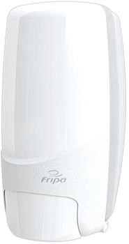 Fripa Seifenspender aus Kunststoff weiß 1000 ml wiederbefüllbar abschließbar (2340041)