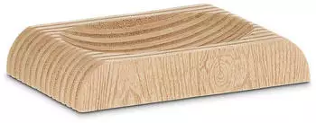 Kela Seifenschale Kaiu Polyresin Holzoptik Natur (23682)