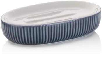 Kela Seifenschale Ava Keramik rauchblau (24424)