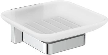Ideal Standard IOM Cube Seifenschale satiniertes Glas/Chrom (E2201AA)