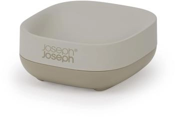 Joseph Joseph Slim Kompakte Seifenschale Ecru Kunststoff mit rutschfestem Boden Matt (70577)