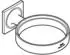 GROHE Halter Allure 40963_1 für Seifenschale/Föneinsatz hard graphite gb, 40963AL1 40963AL1