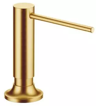 Dornbracht Spender mit Rosette VAIA 82434809 Messing geb&uuml;rstet (23kt Gold) 82434809-28