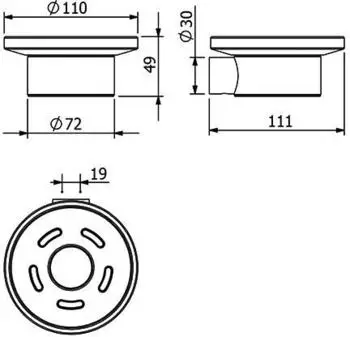 Kludi VELA R Seifenschale transparentes Glas mattschwarz, 5898539 5898539