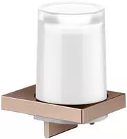 KEUCO Edition 11 Seifenspender 11152299000 mit mattiertem St&uuml;lpglas, Rotgold