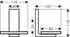 Axor AXOR Universal Rectangular Seifenschale, 42605800