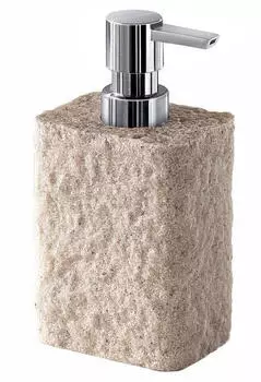 Sapho Gedy Aries Seifenspender stehend, 350 ml, Stein beige AR8003