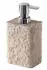 Sapho Gedy Aries Seifenspender stehend, 350 ml, Stein beige AR8003