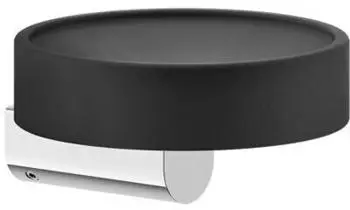 Gessi Rilievo Seifenablage zur Wandmontage, Schwarz Matt (59502149)