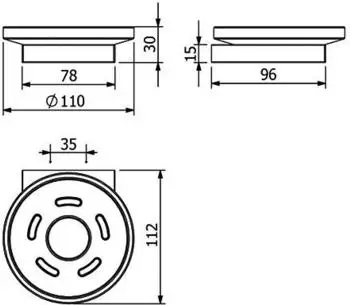 Kludi VELA C Seifenschale mattwei&szlig;, 3198553 3198553