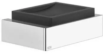 Gessi Rettangolo Seifenhalter Wandmontage, Schwarz (20802079)