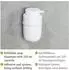 Wenko Carpino Seifenspender Turbo-Loc, Kunststoff, weiß, 250ml (25345100)