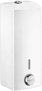 Delabie Seifenspender zur Wandmontage, Edelstahl, wei&szlig;, 1L (510581)