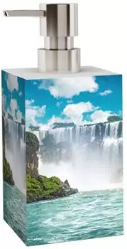 Sanilo Seifenspender "Wasserfall", blau, rechteckig