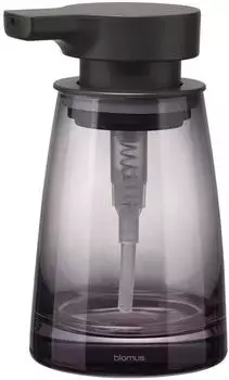 Blomus AVA Seifenspender 250ml, Glas, schwarz (67420)