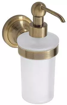 Brillantbad BETRO BRONZE Seifenspender Messing Glas, 230ml (BETRO BRONZE)