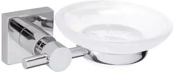 tesa HUKK Seifenschale, Wandmontage ohne Bohren, verchromt (40256-00000-00)